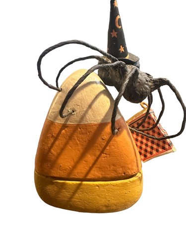 Scott Smith Rucus Studio Bethany Lowe Halloween Candy Corn and Spider Retired - Picture 4 of 7