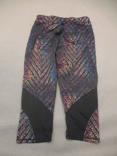 Adidas Size M (10-12) Kids Girls Stretch Pull On High Rise Athletic Leggings 736 - Picture 6 of 7