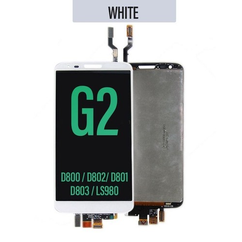 New Replacement LCD Display Touch Screen for LG G2-White - Picture 2 of 2