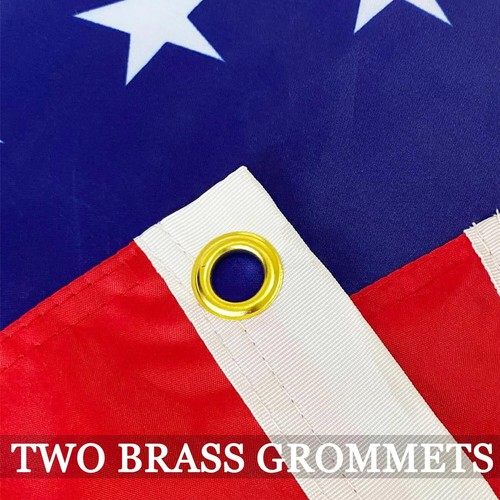 Double Sided New Mississippi State Flag 3x5 Outdoor- UV Fade Resistant- MS St... - Picture 4 of 7