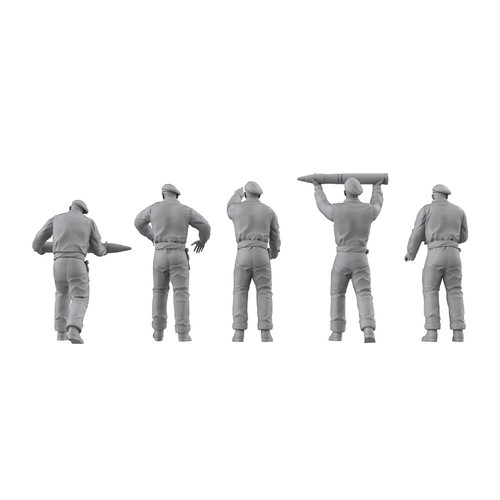 Modelo de personaje SSTR100917 1/100 oficial del Reino Unido artillero modelo de resina 3D - Imagen 3 de 3
