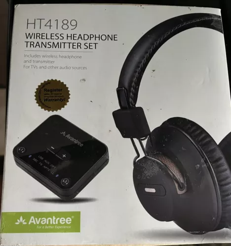 Avantree BTHT-4189-BLK Wireless Headphones - Black