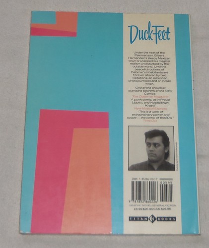1988 Duck Feet A Heartbreak Soup - Graphic Novel Signed by Gilbert Hernandez - Picture 4 of 5