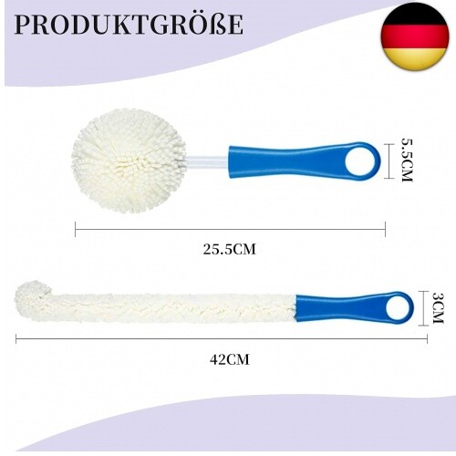 MOSNOW Shisha Reinigungsset, 5er Set Shisha Bowl Bürste Reinigungset Bürsten S - Bild 2 von 7