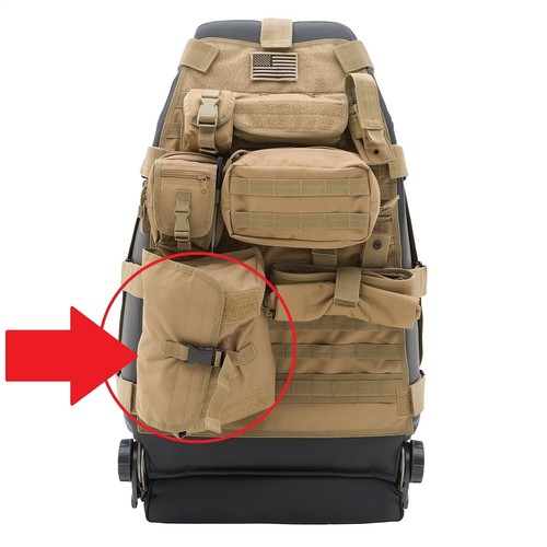 Smittybilt GEAR Tactical Pouch Storage Bag Molle 11x8 Jeep Wrangler CJ YJ TJ JK - Afbeelding 2 van 23