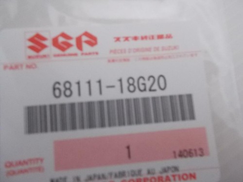 ADESIVO EMBLEMA S ORIGINALE SUZUKI GSX R 1000 2005 2006 2007 2008 2009 2010 2011 - Foto 2 di 2