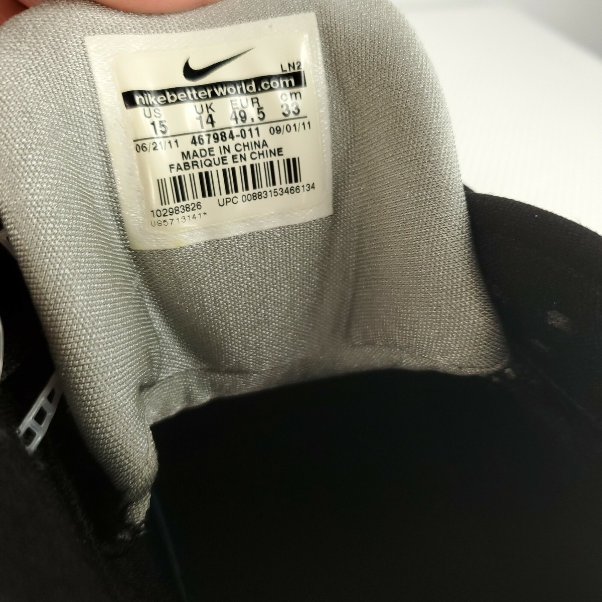 New Nike Shox Gamer Baseball Cleats Metal Blk/Wte/Slvr 467984 011 Size 15 Amazon.com | Nike Force Zoom Trout 9 Elite Baseball Cleats  main image 2
