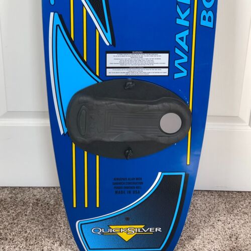 Quicksilver Wakeboard Tidal Wave With Bindings 56 x 15 Alloy Deck - Picture 2 of 16