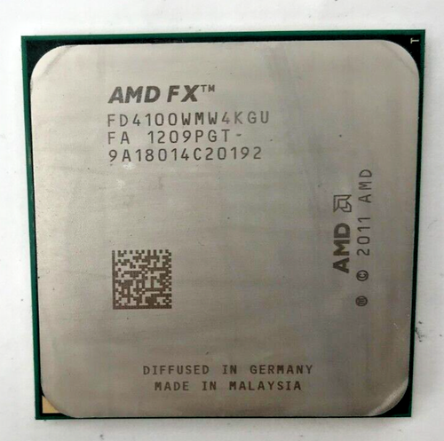 AMD FX-Series FX-4100 FD4100WMW4KGU - Quad Core - 3,60GHz - Sockel AM3+  #1214 - Bild 1 von 2