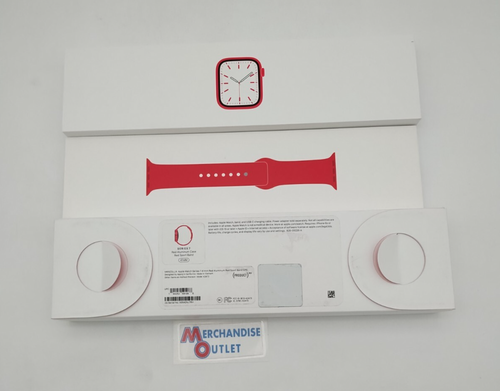 Apple Watch Series 7 41mm (PRODUCT)RED Aluminum Case (PRODUCT)RED Band - Picture 2 of 2
