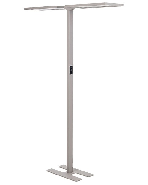 Led-Stehlampe Metall Silber Mit Bewegungsmelder Touch-Funktion Dimmbar Sculptor-image