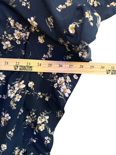 Time and Tru Floral Kimono Size Large/xlarge blue floral - Picture 3 of 10