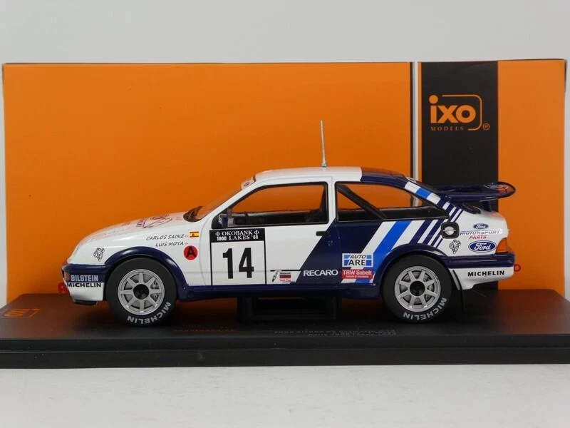IXO Ford Sierra RS Cosworth #14 Sainz Rally 1000 Lakes 1988 1/24 24RAL032A.22 - Immagine 2 di 3