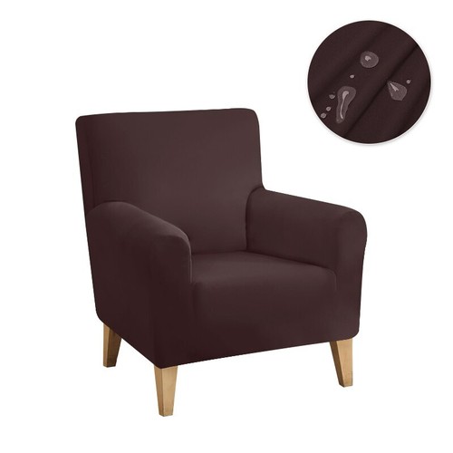 Armchair Cover Stretch Back Slipcover Soft Single Chair Seater Sofa Covers - Picture 28 of 35