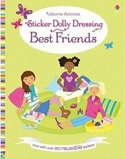 (NEW) STICKER DOLLY DRESSING BEST FRIENDS (USBORNE ACTIVITIES) By Lucy Bowman