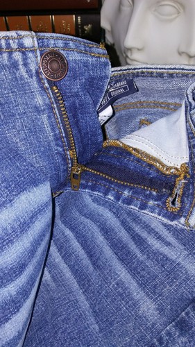Aeropostale Damen Denim Jeans NEU mit Etikett Größe Small kurz ohne Taille - Bild 8 von 12