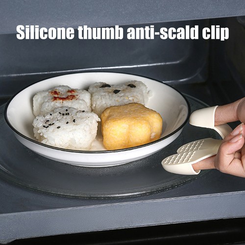 Silicone Gloves Pot Pinch Gripper Mini Oven Mitts Anti-slip Oven Finger Gloves - Picture 7 of 13