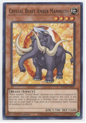 Crystal Beast Amber Mammoth SDCB-EN005 Common 1st Edition