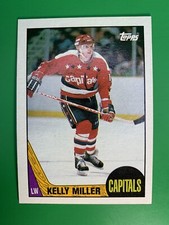 1987-88 Topps Kelly Miller RC #189 Washington Capitals