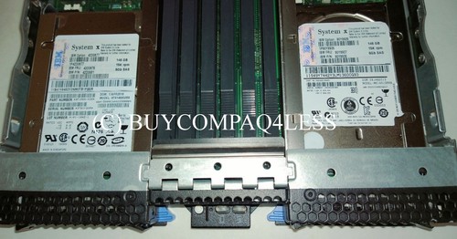 IBM HS22 Blade Server Quad Core Xeon 2.53GHz E5540 4 Cores 12GB 2x146GB 15K 6G - Picture 4 of 4