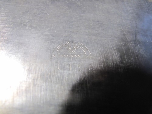 Alter Vintage englischer Stil Wilcox S P Co Silberteller Servierteller - Bild 7 von 9