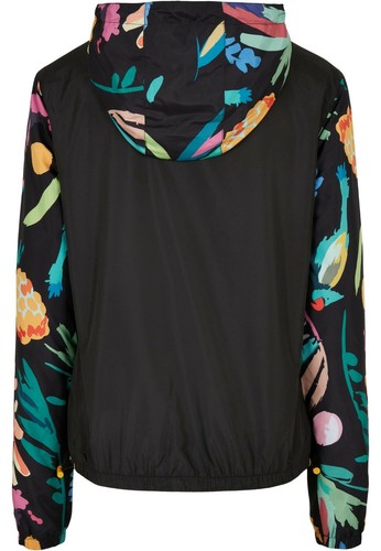 Urban Classics Women's Sporty Windbreaker Jacket Black - Picture 7 of 7