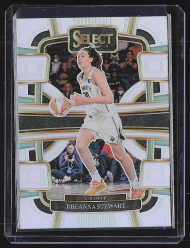 2024 Panini Select WNBA Breanna Stewart Concourse Silver Prizm SP Liberty #13