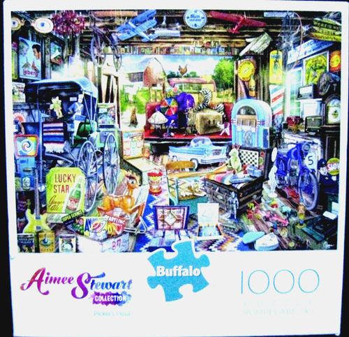 Buffalo Puzzle "Picker's Haul" Aimee Stewart Collection 1000 Teile mit Poster - Bild 1 von 6