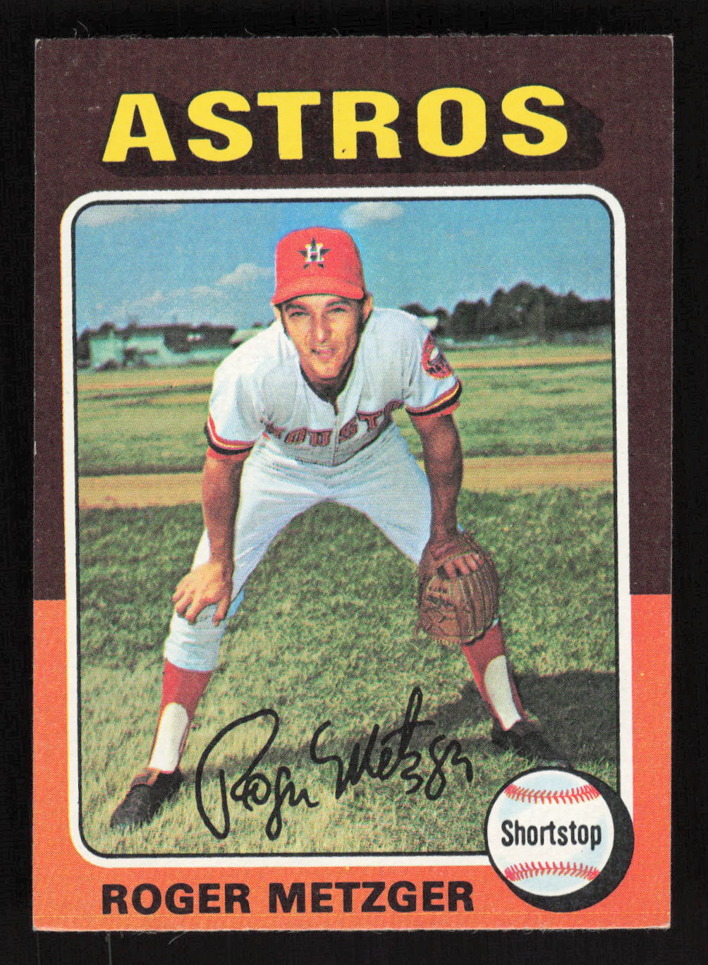 1975 Topps Mini #541 Roger Metzger Card TCCCX