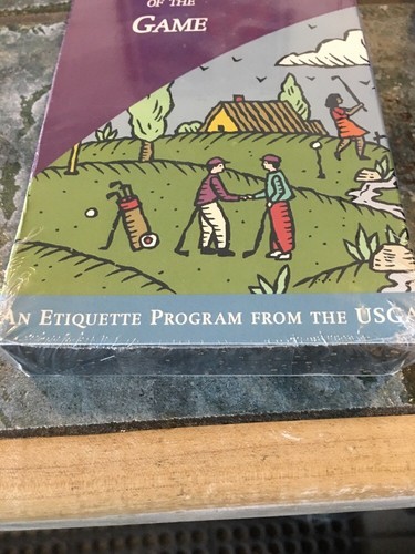 USGA Spirit Of The Game VHS Tape Video Golf Etiquette 1999 LPGA PGA - Imagen 6 de 6