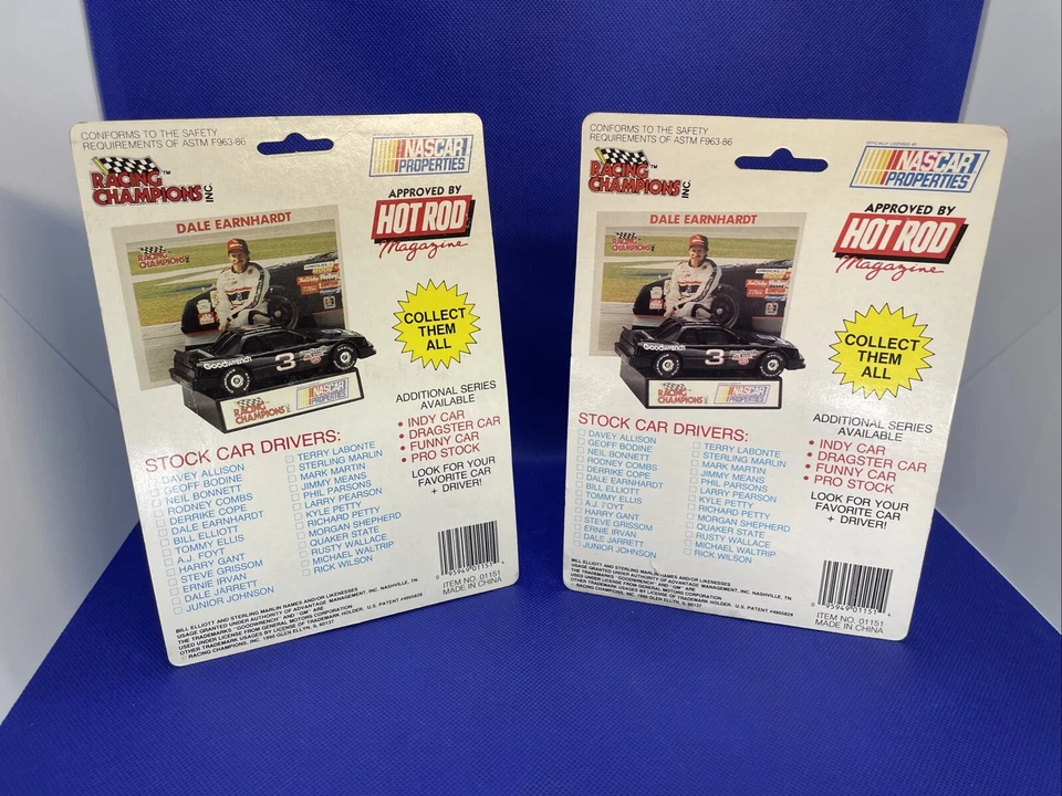 Racing Champions Rob Moroso #20 Crown 1990 Collector Series Nascar Die-cast Lot2 - Изображение 4 из 4