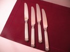 Set Of 4 Wallace Frosted Stainless CHARDONNAY Dinner Knives Knife 9 3/8"