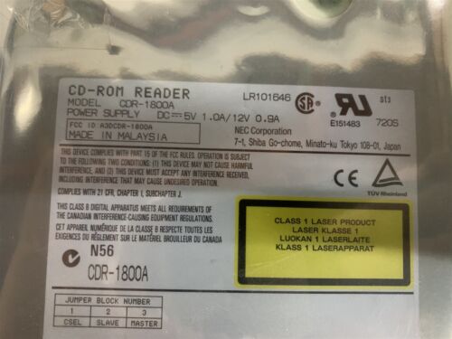 Dell CDR-1800A 81106 Internal CD-ROM Reader Drive - Picture 3 of 3