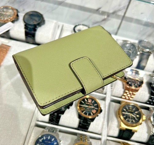 Michael Kors Women Medium Leather Bifold Zip Coin Credit Card Holder id Wallet - Picture 102 of 284