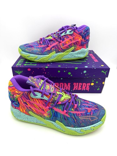 Zapatos de baloncesto Puma LaMelo Ball MB.03 Be You púrpura 379899-01 para hombre - Imagen 14 de 15