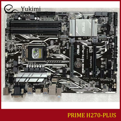 FOR ASUS PRIME H270-PLUS DDR4*4 64GB LGA 1151 HDMI VGA DVI ATX