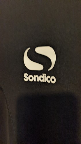 Camiseta de entrenamiento Sondico Core negra para hombre manga corta talla M nueva sin etiquetas - Imagen 3 de 6