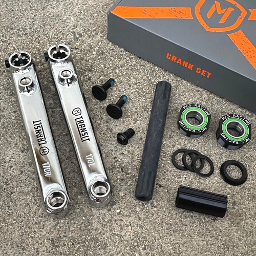 MISSION TRANSIT V2 MANIVELA 3 PIEZAS BMX BIELAS CROMOLY + PEDALIER EURO SE GT - Imagen 8 de 22