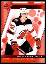 Nikita Okhotiuk 2022-23 SP Authentic Limited Red Future Watch #159 New Jersey