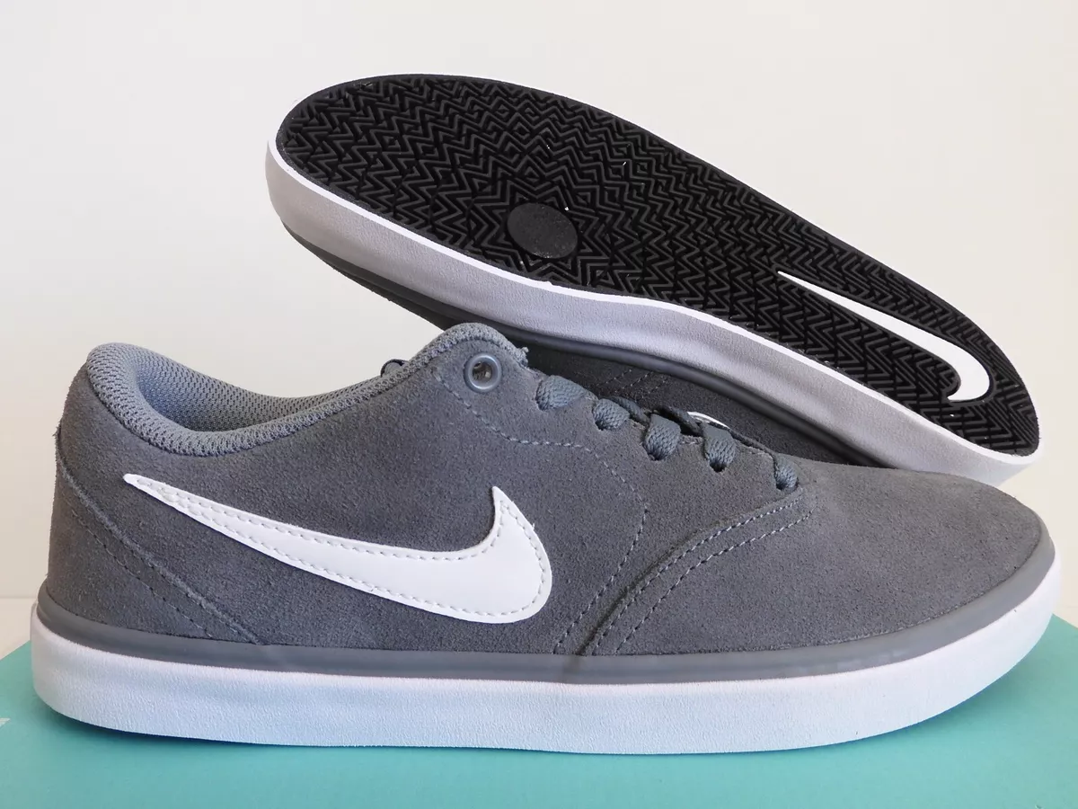 Contento gancho cielo NIKE SB CHECK SOLAR COOL GREY-WHITE SZ 8 [843895-005] | eBay