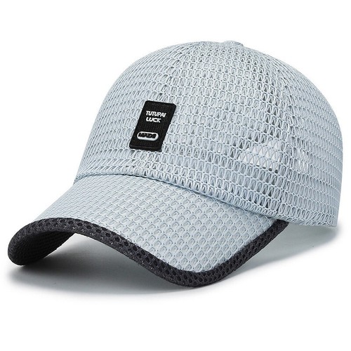 Men Dad Summer Snapback Cap Mesh Baseball Cap Outdoor Sun Golf Breathable Hat - Picture 18 of 18