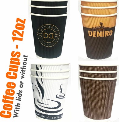 To Go Disposable Hot Coffee Cups with Lids & Stirrers | 12oz 50pcs Pack Double Wall, Recyclable, Insulated | No Sleeves Need | Takeaway Paper Cups for To Go Disposable Hot Coffee Cups with Lids & Stirrers | 12oz 50pcs Pack Double Wall, Recyclable, Insulated | No Sleeves Need | Takeaway Paper Cups for