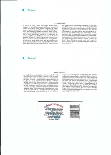 Elvis Presley First Day of Issue 8. Januar 1993 & Rock & Roll 29 Cent Booklet - Bild 5 von 5