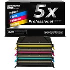5x PRO Patrone ersetzt Lexmark C746A1CG C746A1MG C746A1YG C746H1KG