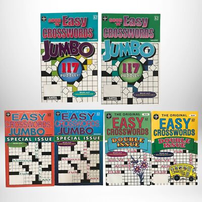 Lot 6 RARE Harle Crossword Puzzle Magazines 2010 2011 Mint Lot 6 RARE Harle Crossword Puzzle Magazines 2010 2011 Mint