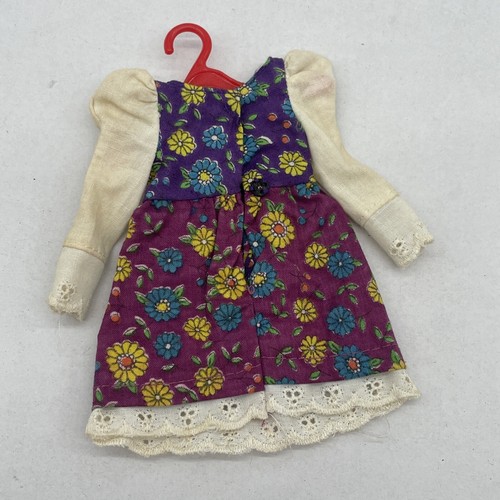 Vestido floral bonito Pitcher Me vintage 1972 Mattel Mod Barbie Best Buy #3355 - Imagen 3 de 4