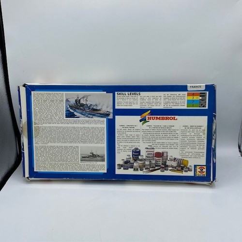 Airfix HMS Warspite Ship Model Kit 1/600 Made In France Vintage - Picture 6 of 7