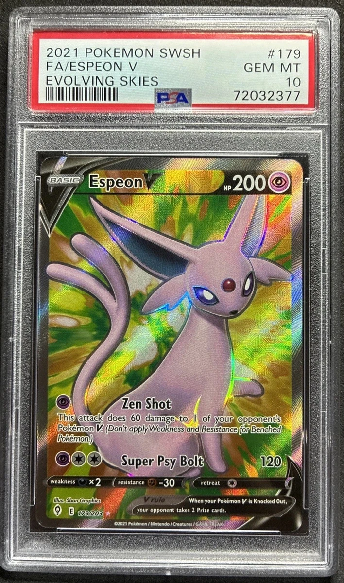 Espeon V 179/203 SWSH07: Evolving Skies for sale | eBay