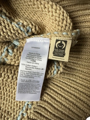 Madewell Textured Cotton Crewneck Sweater in Pale Blue Stripe Size Small NWT - Picture 5 of 9