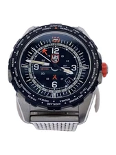 LUMINOX 3672 Quartz Tactical Analog Watch Black Rugged Excellent JAPAN